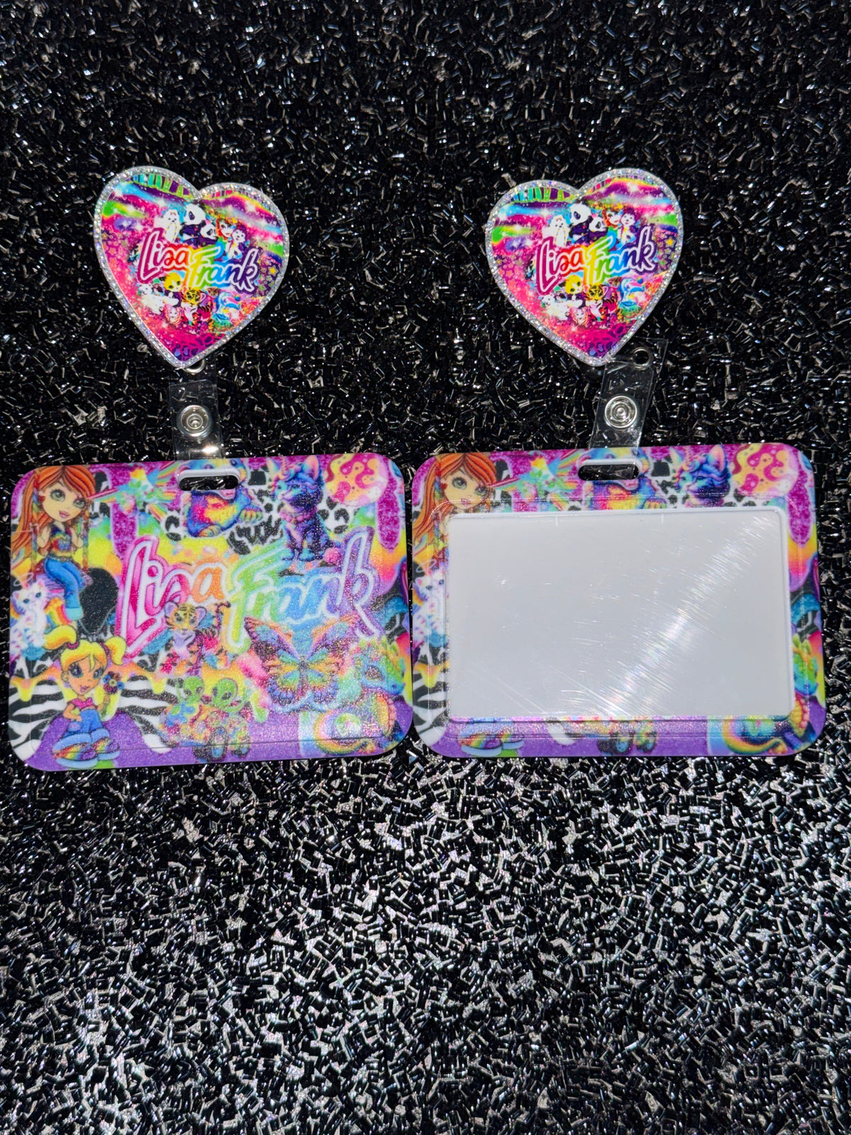 Lisa F Horizontal ID Holder w/ badge reel