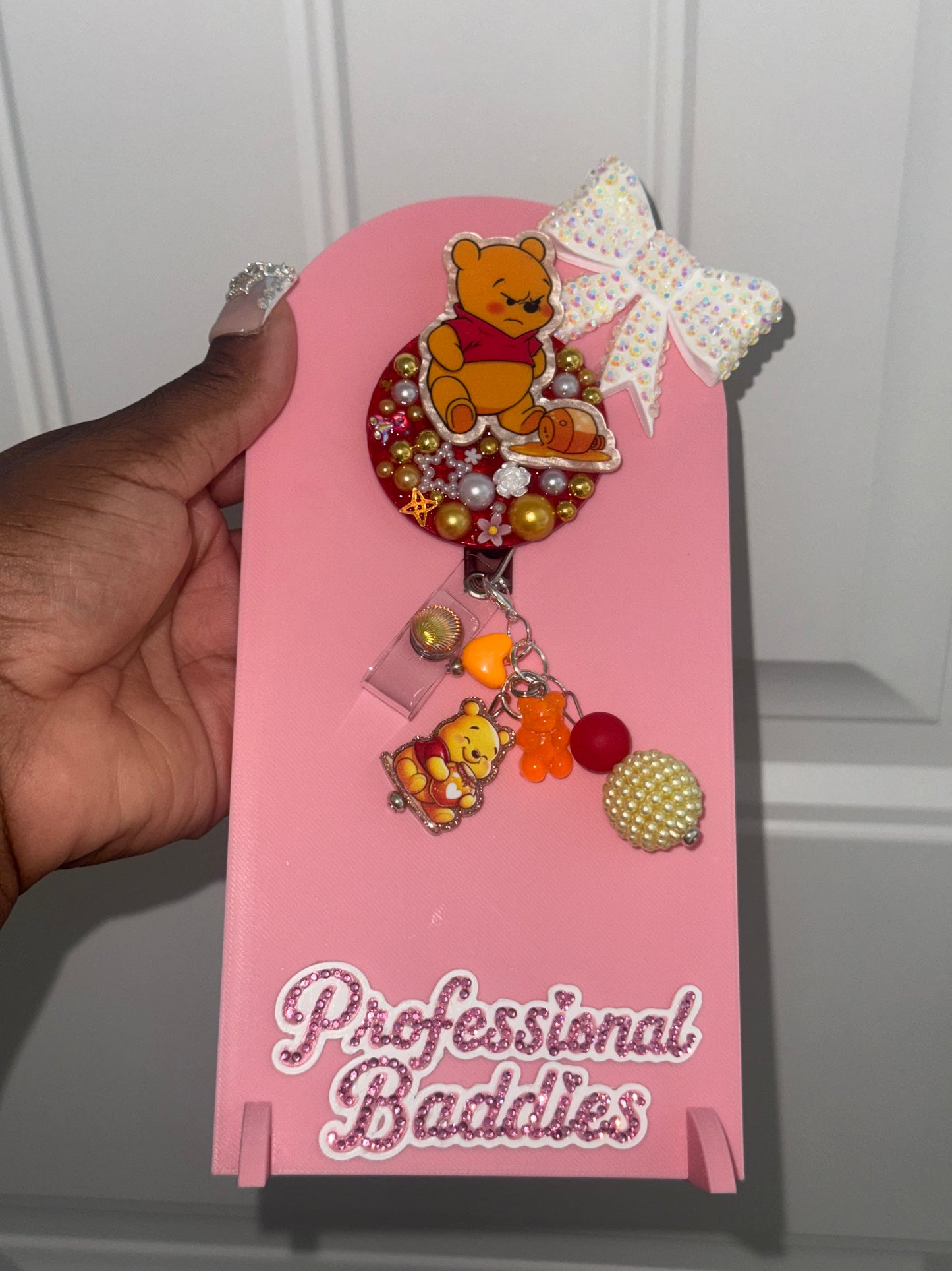 Mad honey bear boujee junk badge reel