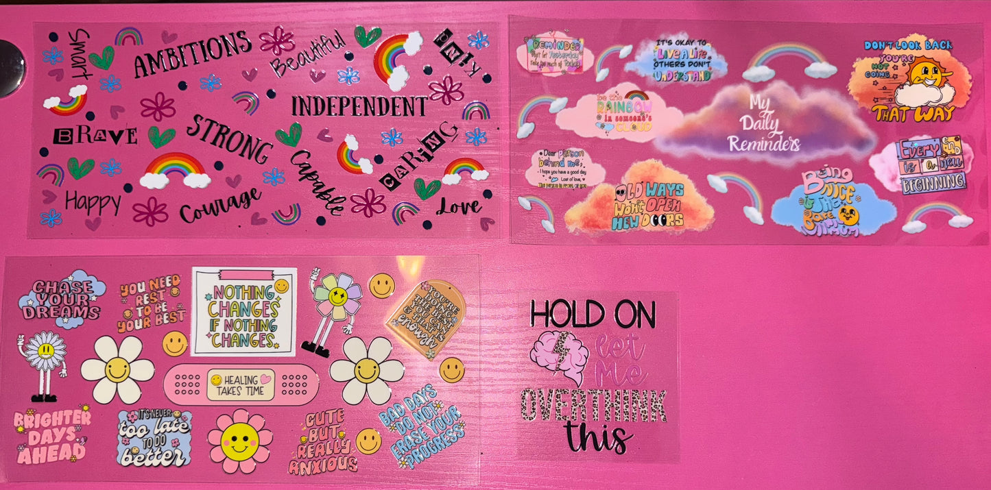 Positive affirmations/ Mental Health Custom cup