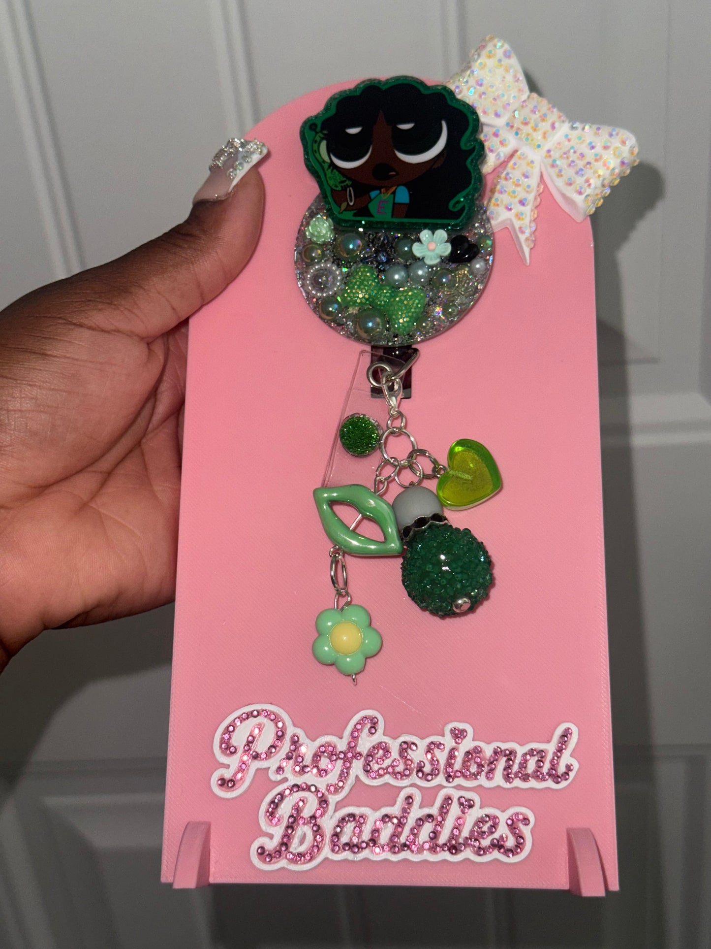 Green shirt melanin PPG boujee junk badge reel