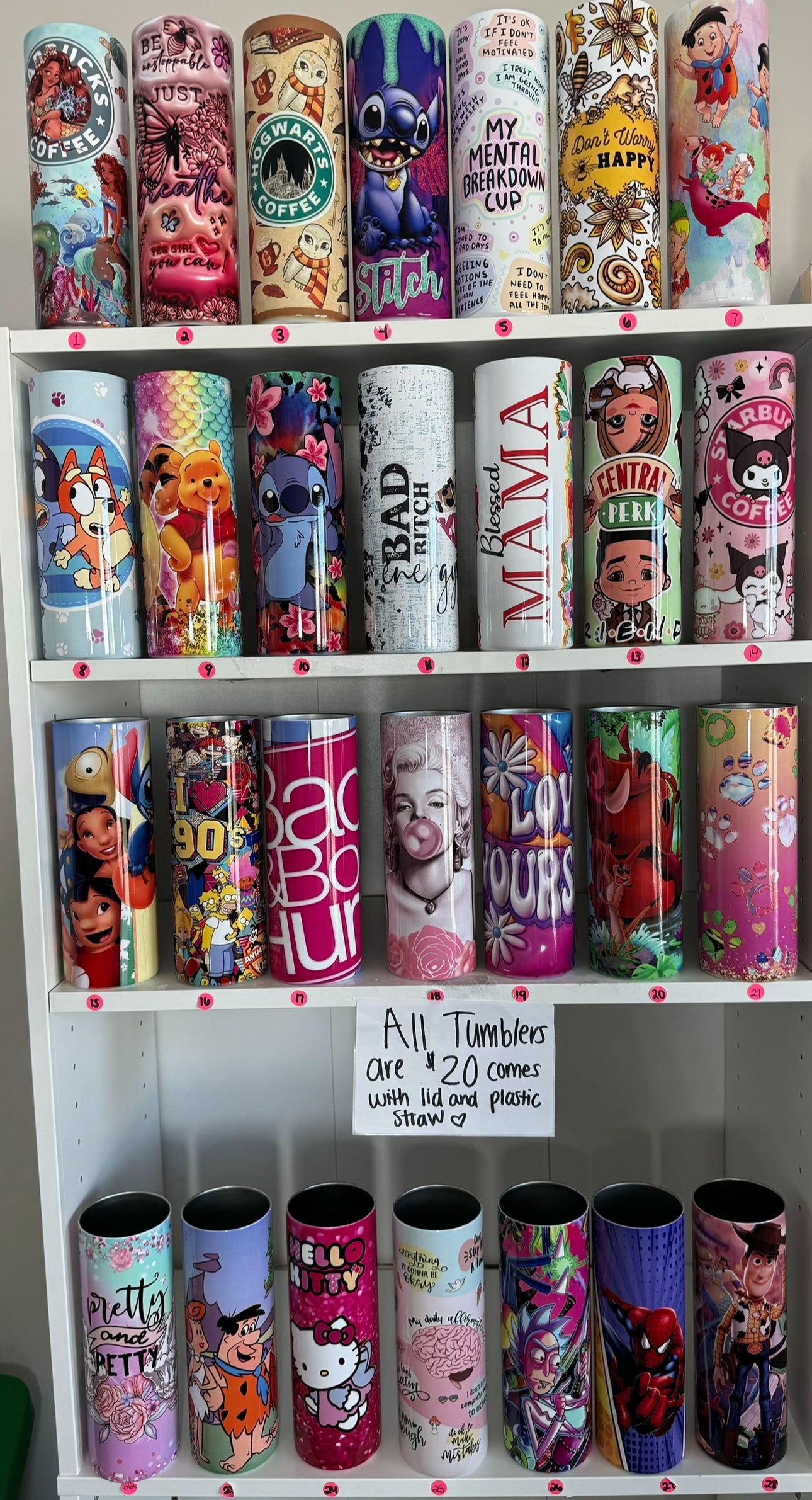 Friday/ Saturday Tumbler grab!