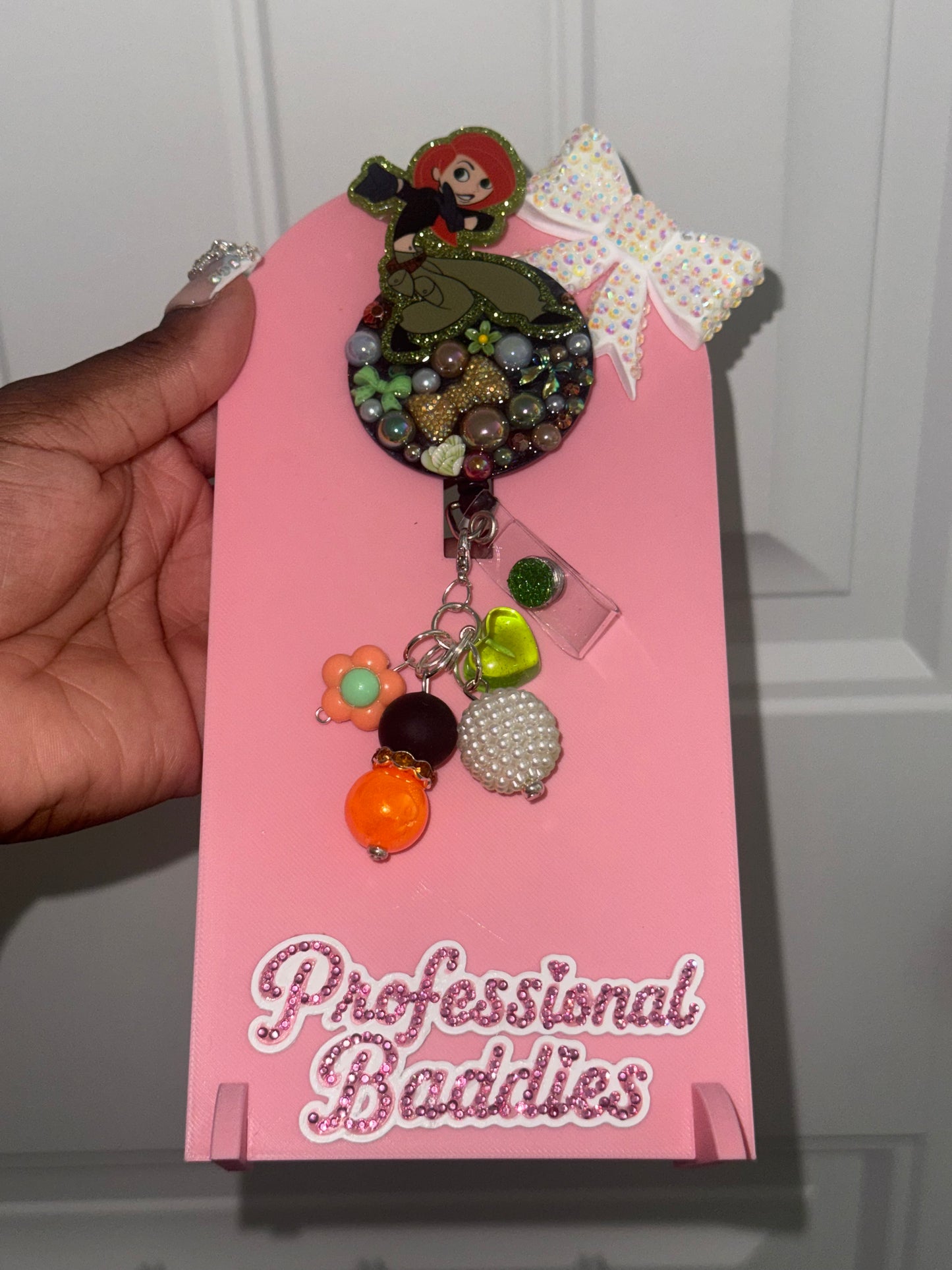 Kim p boujee junk badge reel