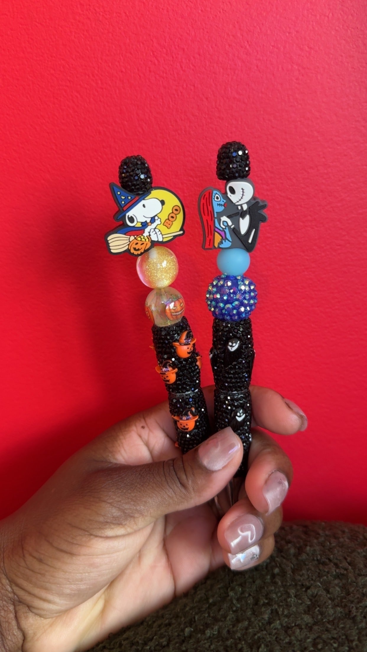 Snoopy, jack&sally bling pen