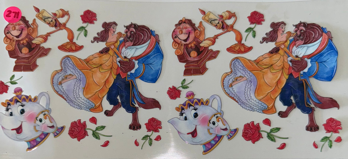 Beast and belle dancing