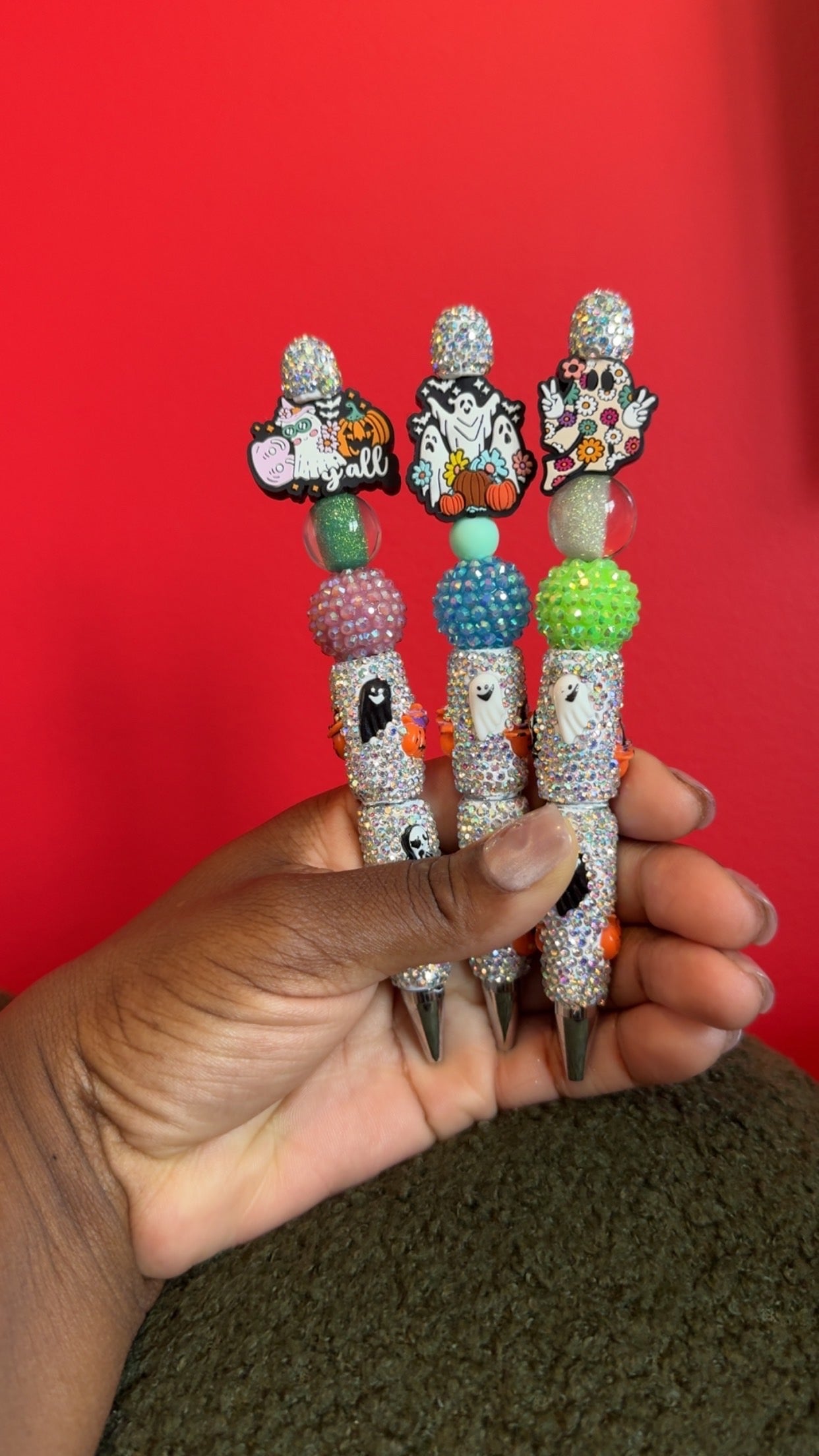 Cute Ghosts bling pens