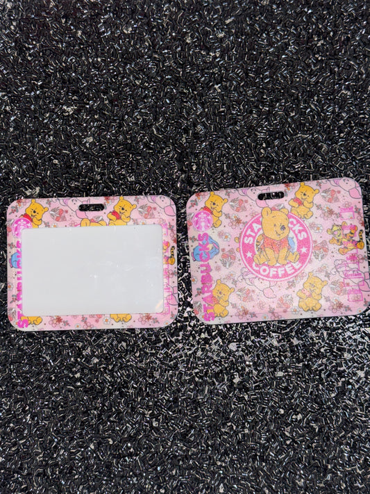 Pooh Starbs Horizontal ID holder