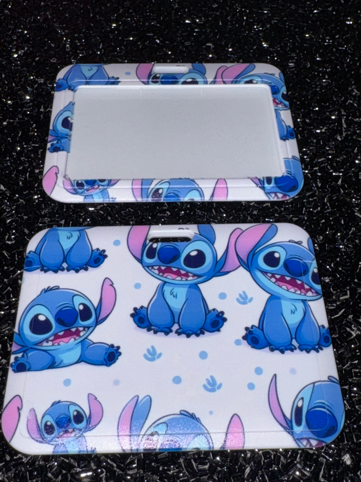 Cute alien Horizontal ID holder