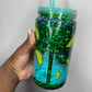 (let's get salty (slow flow/suspended glitter cup)