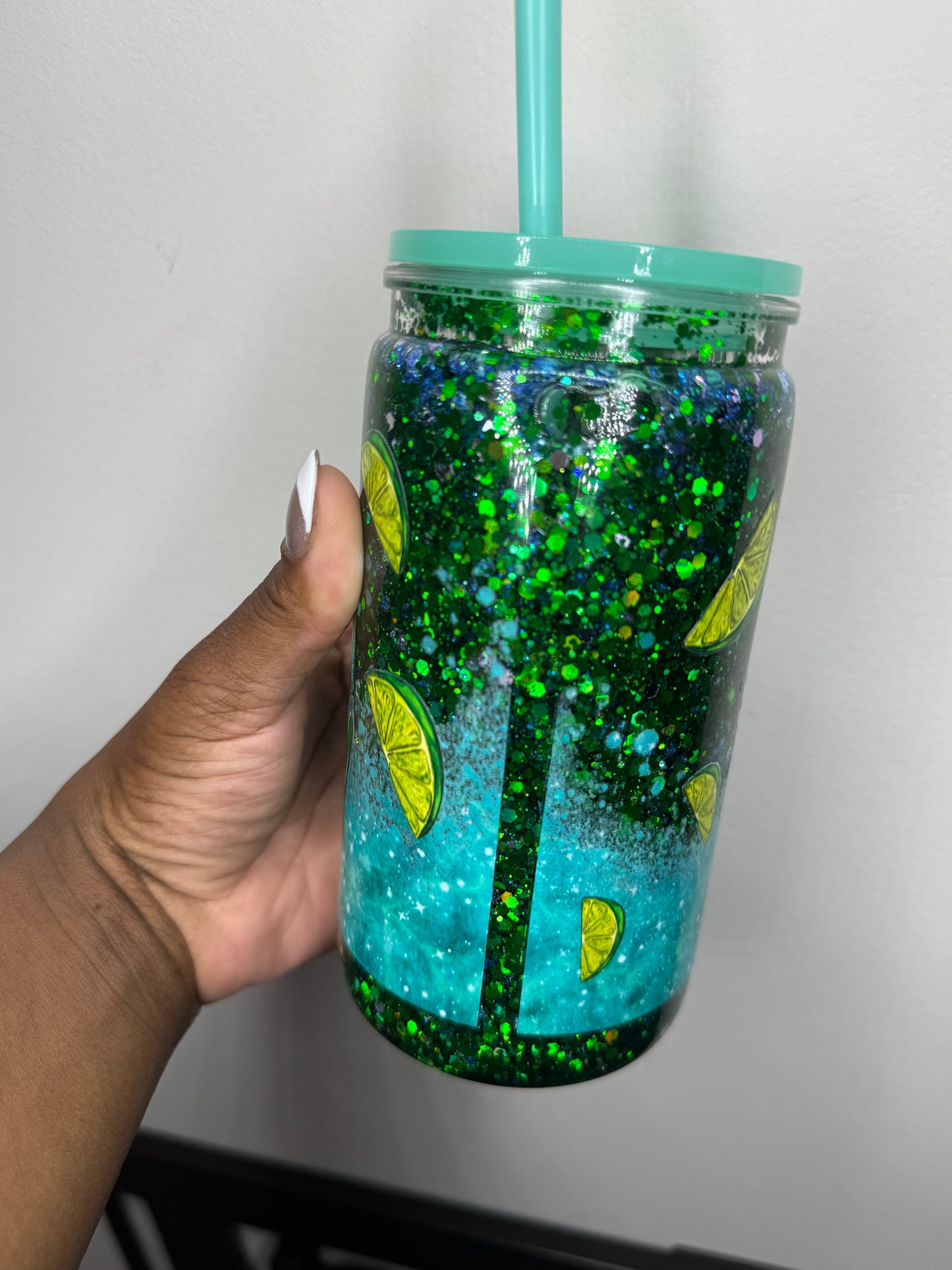 (let's get salty (slow flow/suspended glitter cup)