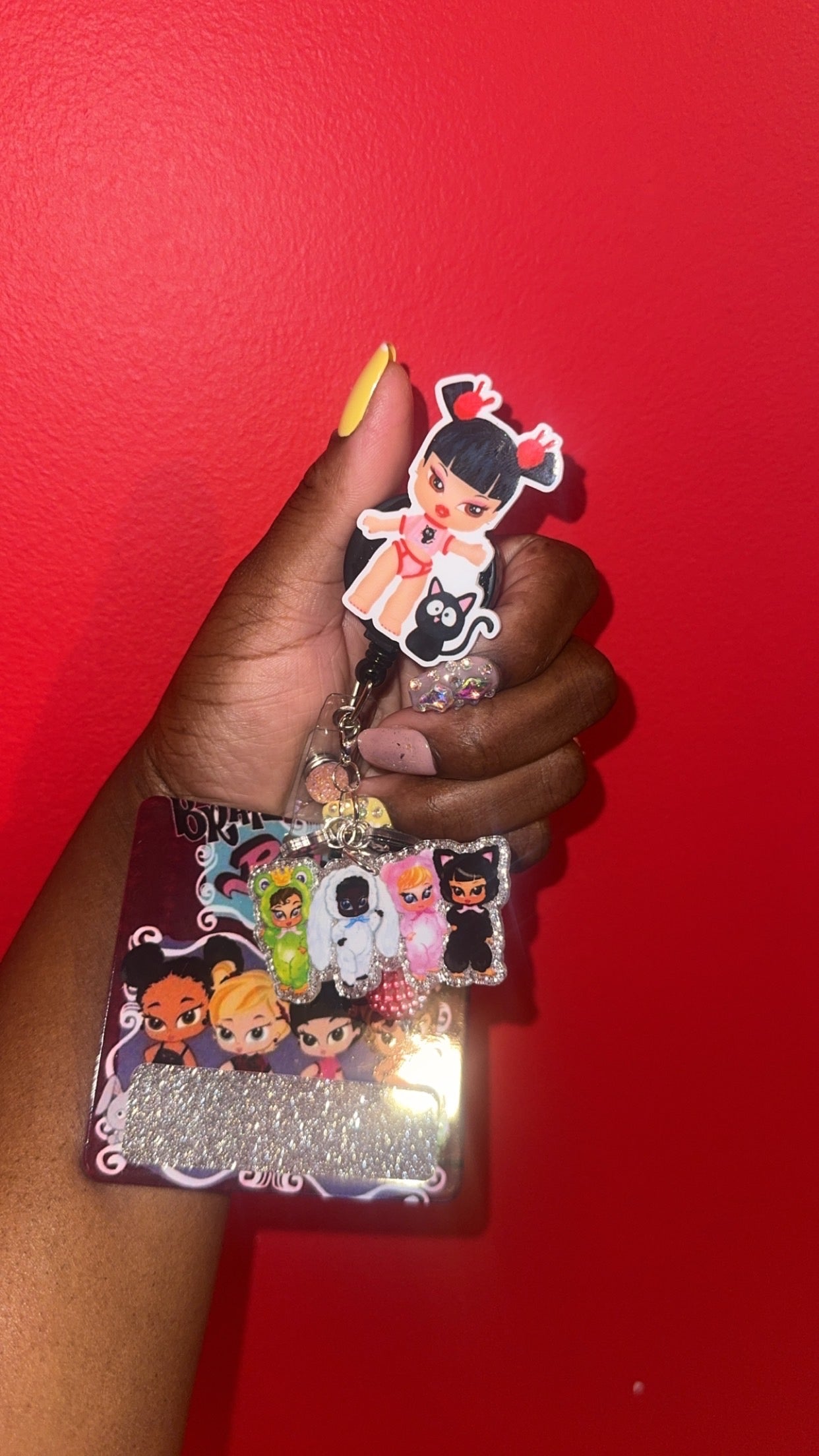 Brat red badge buddy set