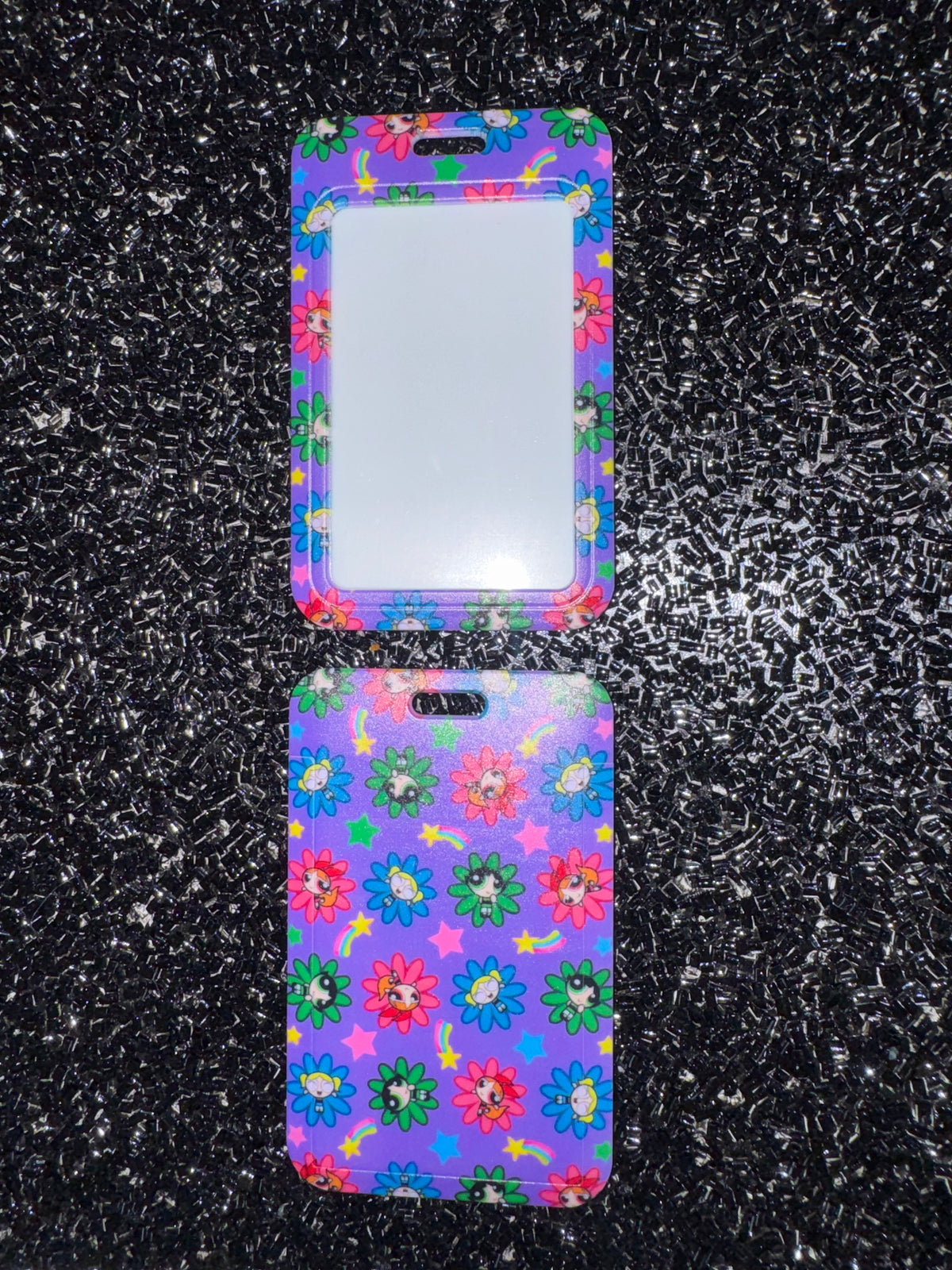 Floral PPG Vertical ID Holder