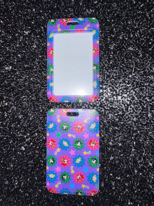 Floral PPG Vertical ID Holder