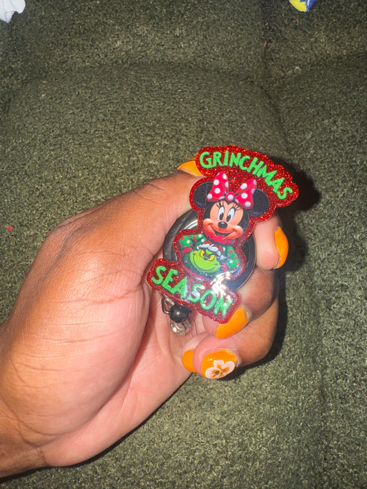 Girl mouse grinchmas