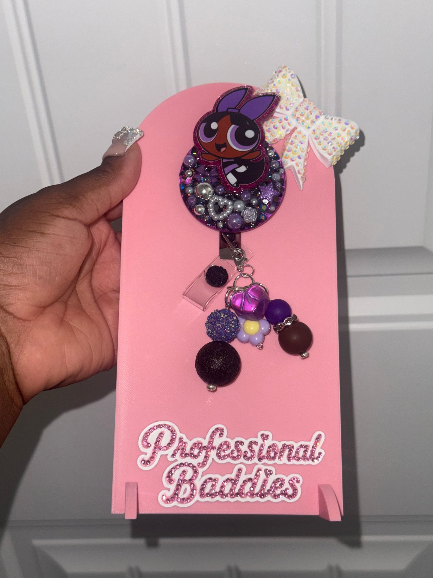 Purple melanin PPG boujee junk badge reel