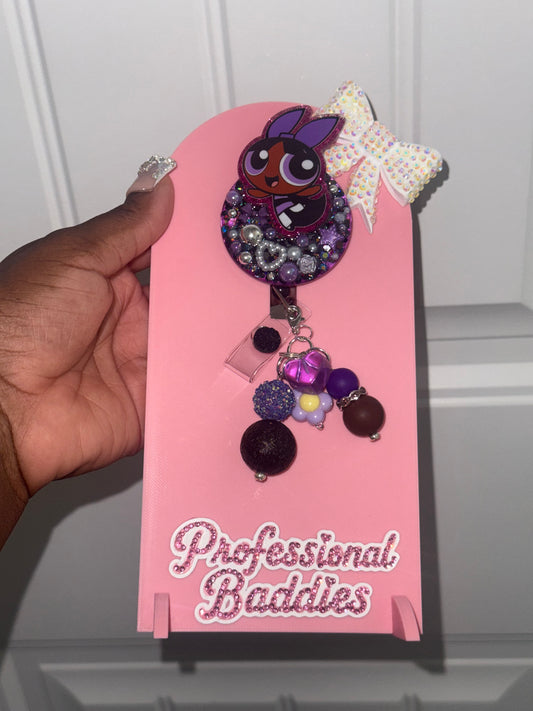 Purple melanin PPG boujee junk badge reel