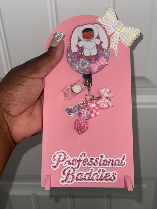Bunny brat boujee junk badge reel