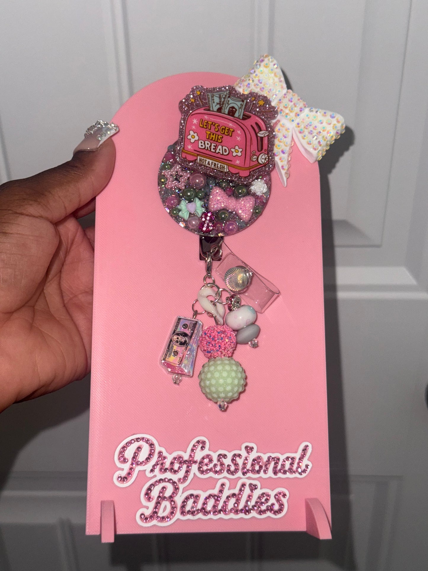 Let's get this bread  boujee junk badge reel m