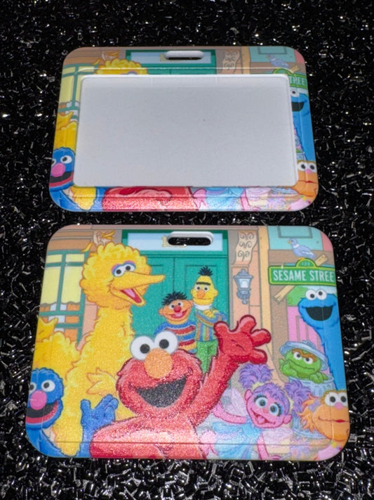 Sesame Street Horizontal ID holder