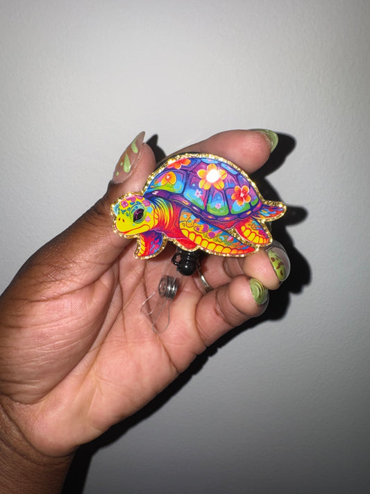 Gold rainbow turtle