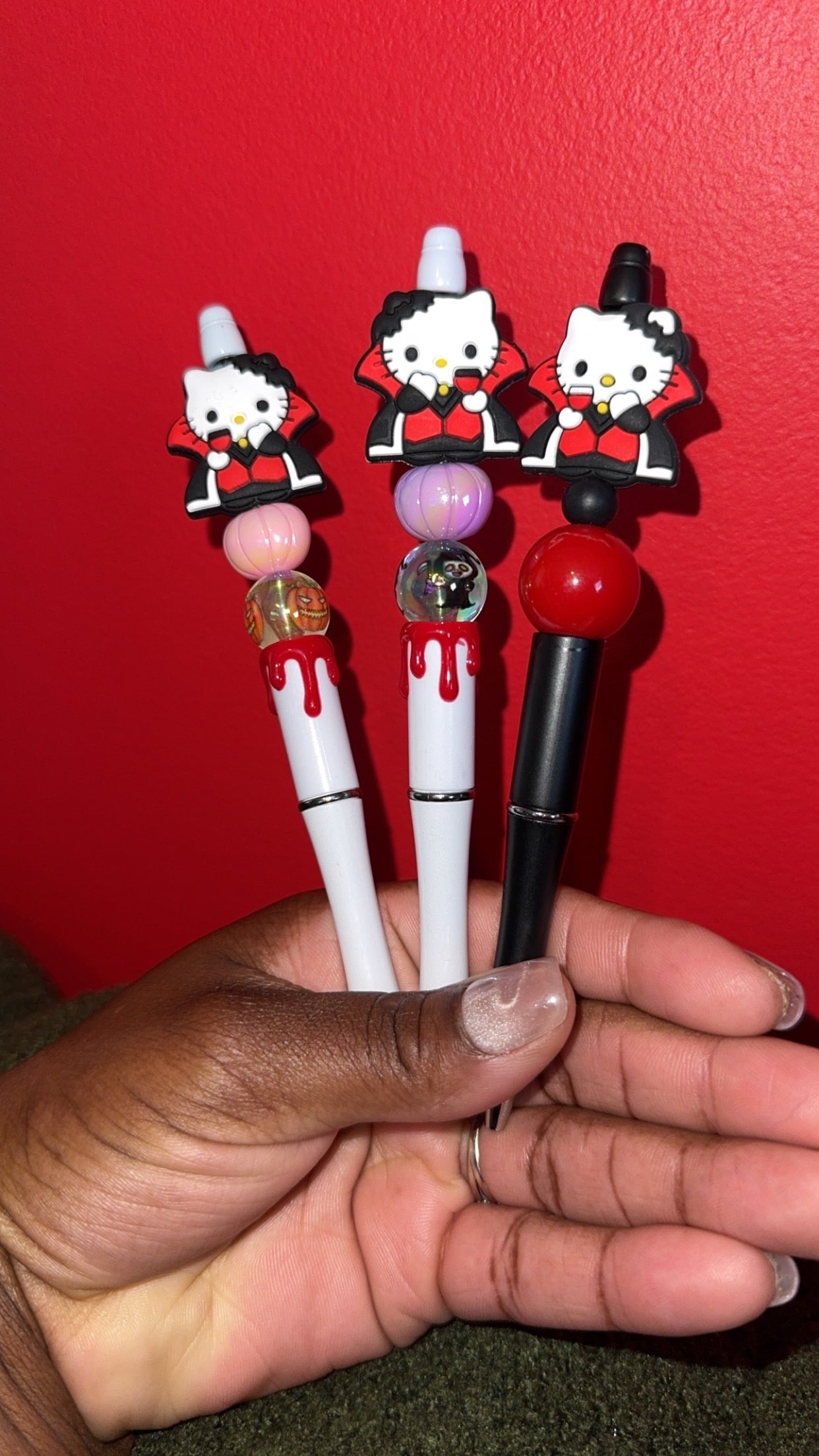 Vampire kitty drip pens