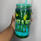 (let's get salty (slow flow/suspended glitter cup)