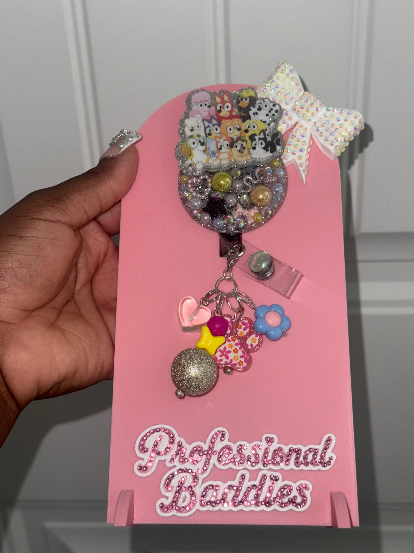Dog family boujee  junk badge reel