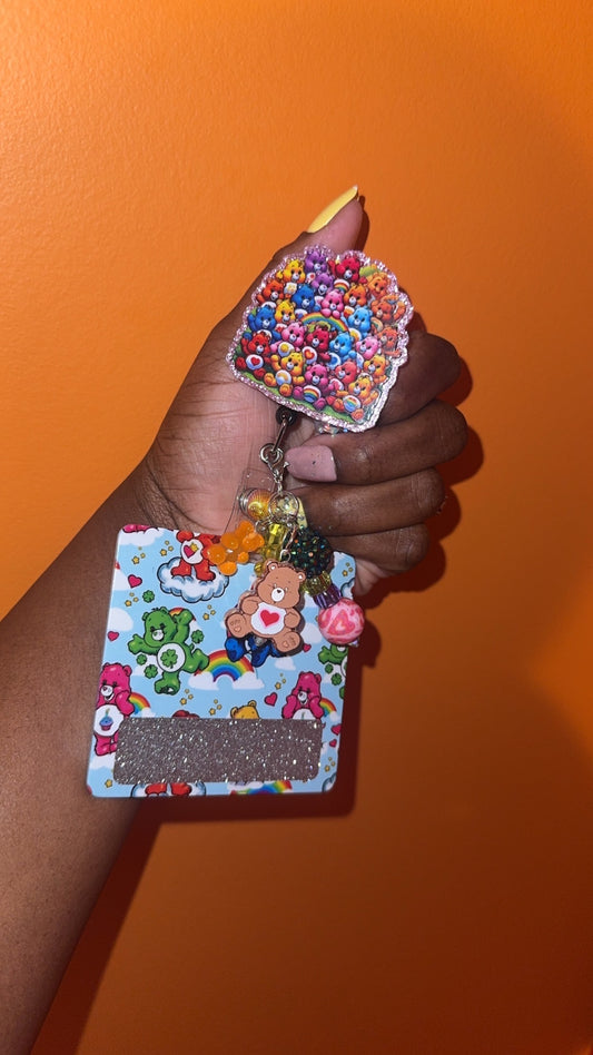 Rainbow bears badge buddy set