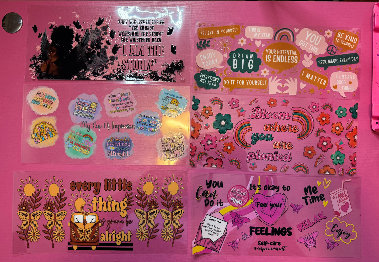 Positive affirmations/ Mental Health Custom cup
