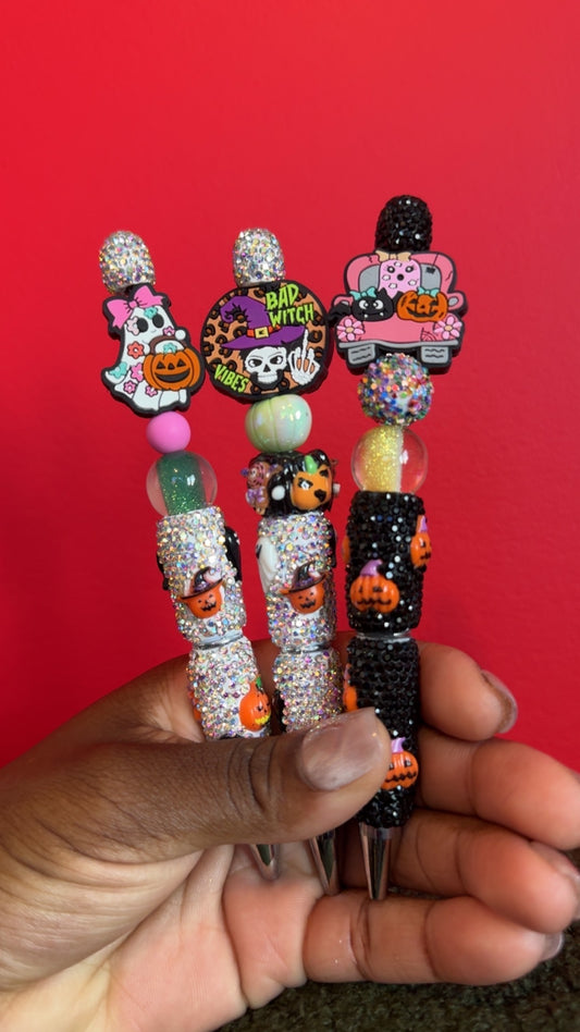 Halloween-ish bling pens