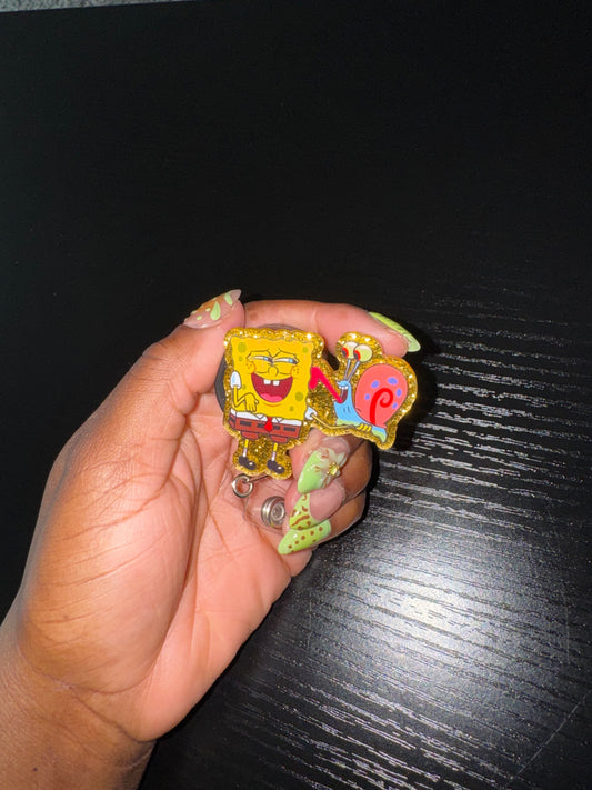Snail and sponge