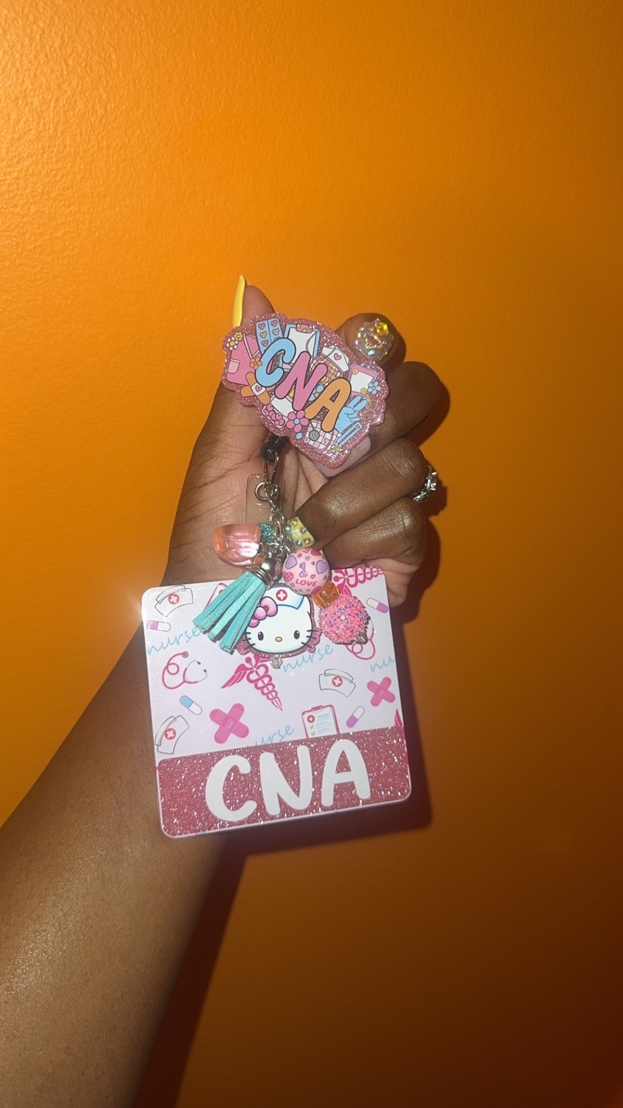Cna reel & badge buddy set
