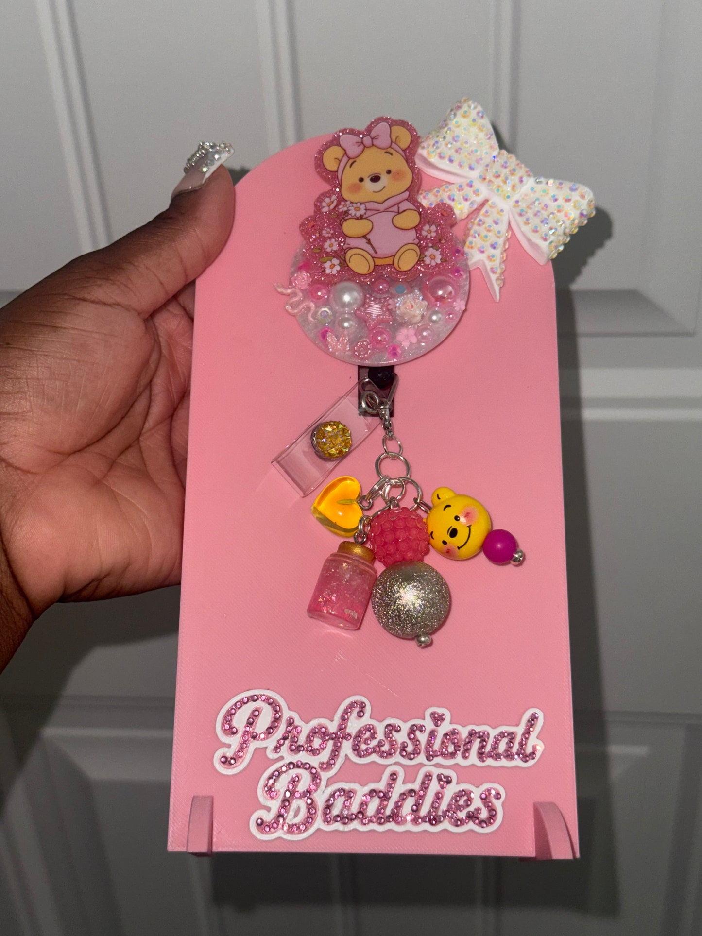 Honey bear boujee junk badge reel