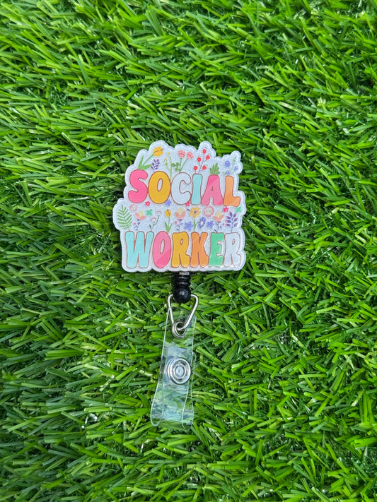 Floral Social worker
