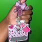 Stethoscope bow badge buddy set
