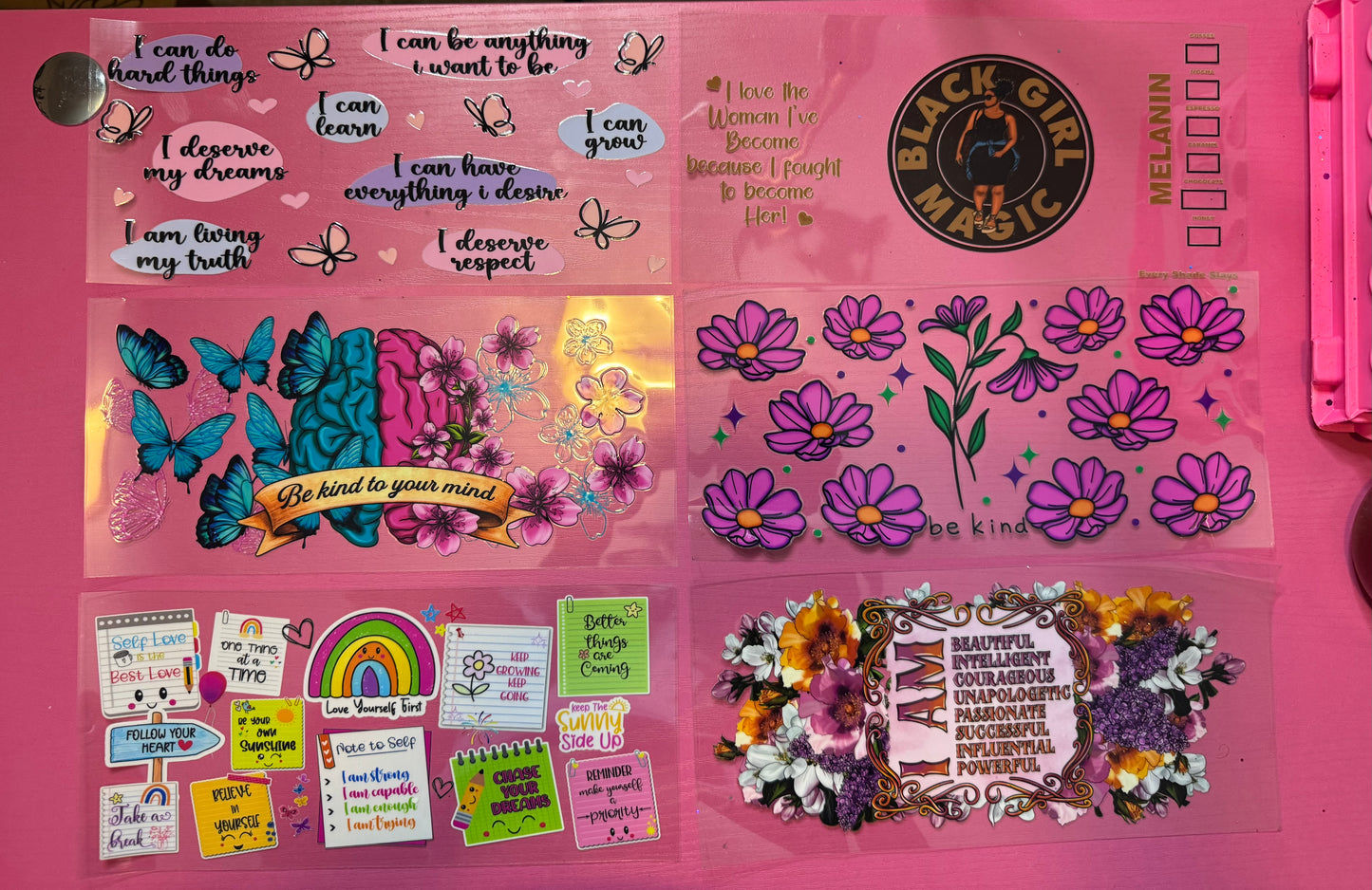 Positive affirmations/ Mental Health Custom cup