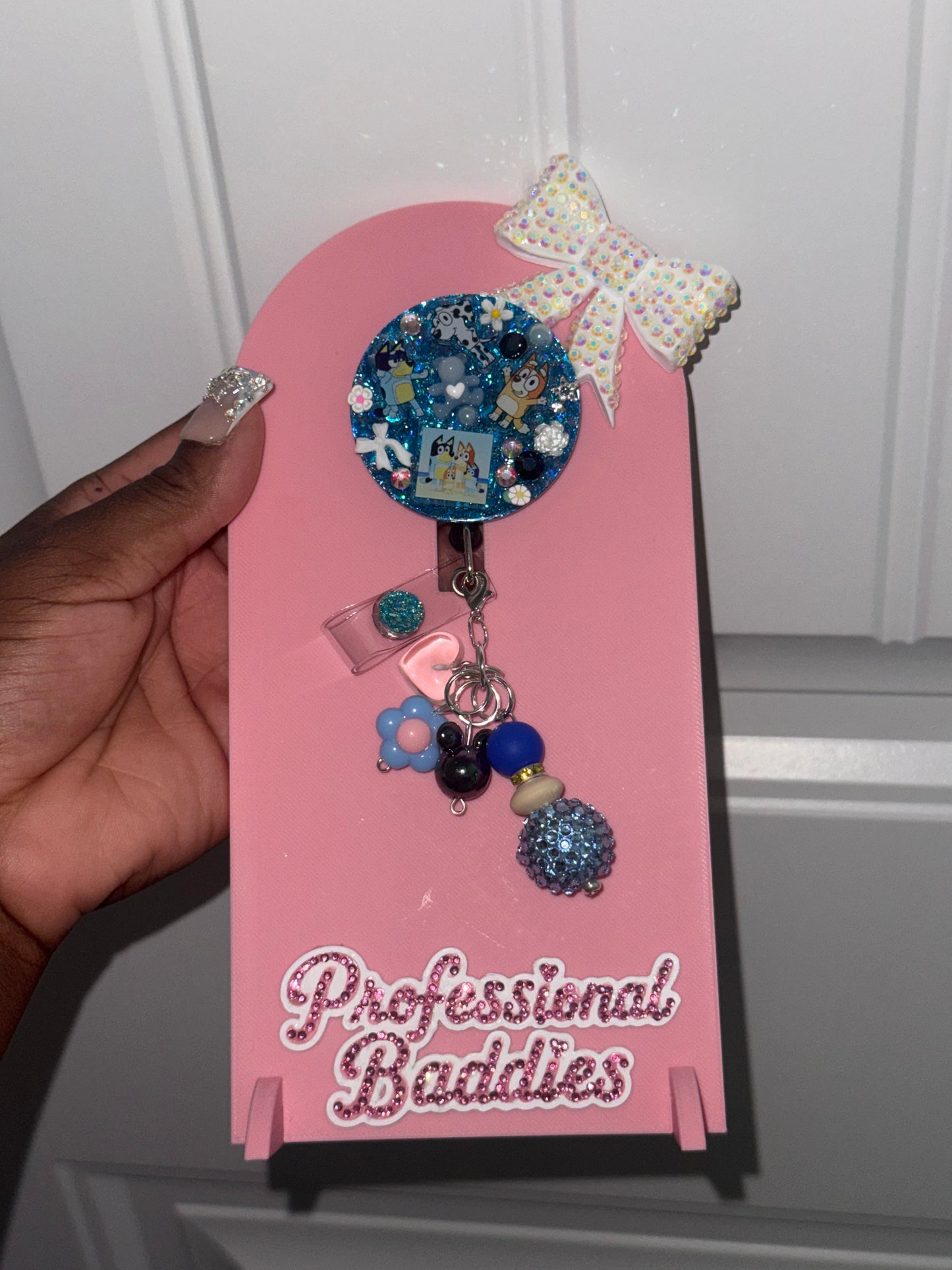 blue dog boujee junk badge reel