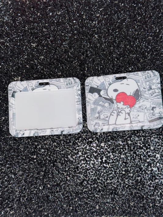 Snoopy Horizontal ID holder