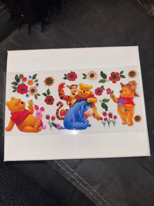 Pooh, piglet and tiger flowers