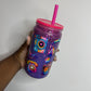 Nostalgic Retro (slow flow/suspended glitter cup)