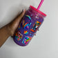 Nostalgic Retro (slow flow/suspended glitter cup)