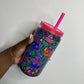 Neon cats (slow flow/suspended glitter cup) (Copy)