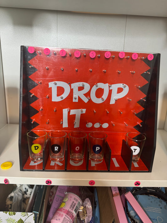 Drop it- grab the cup I want