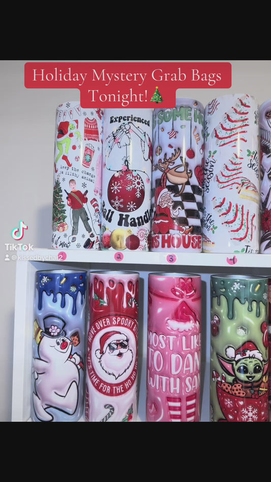 Mystery Christmas Tumbler game